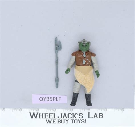 Klaatu Skiff Guard Complete Tri Logo Star Wars Rotj Palitoy