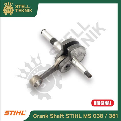 Jual Crankshaft Assy Chainsaw Senso Kruk As STIHL MS 038 381 Original