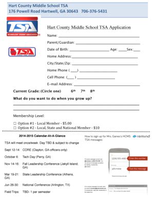 Fillable Online Tsa Application Wordpress Fax Email Print Pdffiller