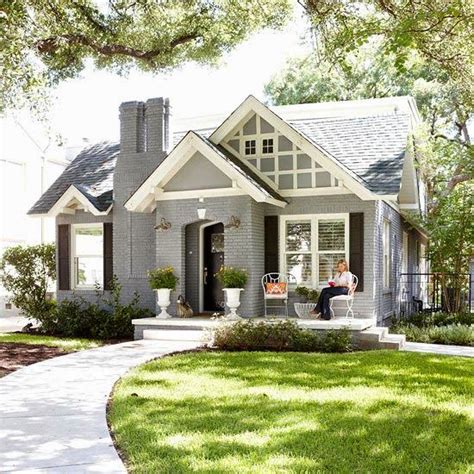 A Home Full Of Color Design Obsession Smoky Exteriors Painted Brick