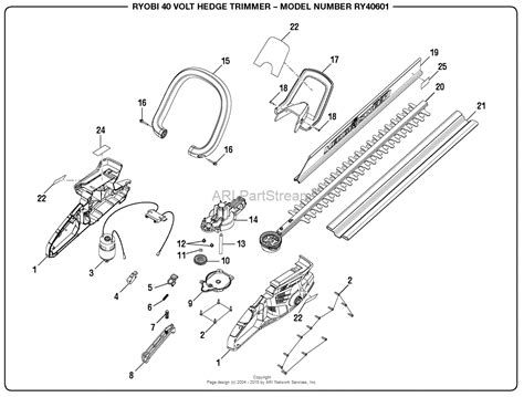 Ryobi Hedge Trimmer Parts Diagram | Reviewmotors.co