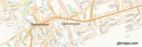 Okehampton Of Devoncounty Files Digital Mapping Solutions Vector