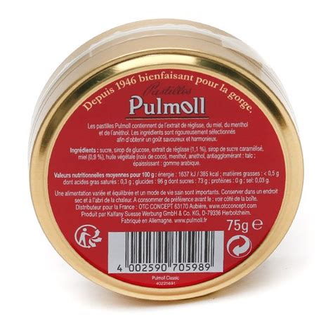 Pulmoll Rouge Classic Pastilles Pour La Gorge Go T R Glisse