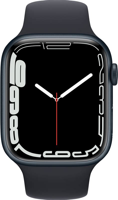 Best Buy Apple Watch Series 7 GPS Cellular 45mm Midnight Aluminum