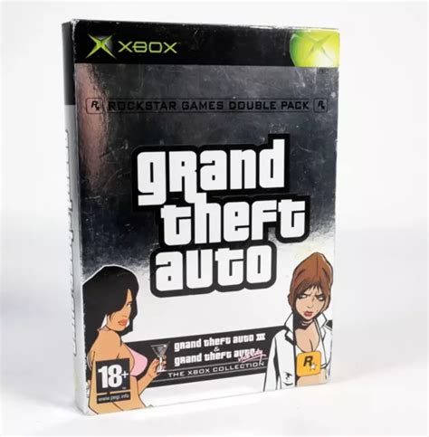 Grand Theft Auto Gta Microsoft Xbox Rockstar Games Double Pack Map