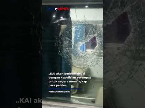 FT KAI Kecam Aksi Pelemparan Batu Ke KA Pasundan Pelaku Bisa