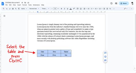 How To Wrap Text Around A Table In Google Docs