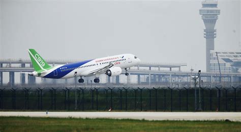 C Chinese Built Passenger Jet C Makes Its Maiden Flight