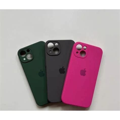 Capa Capinha Para IPhone 13 Câmera Fechada Silicone Aveludada Protetora