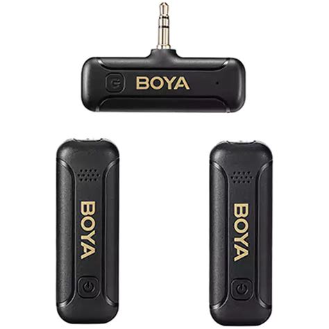 Boya By Wm T M Person Mini Wireless Microphone System For Cameras