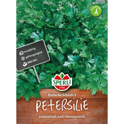 Sperli Petersilie Einfache Schnitt 3 36508