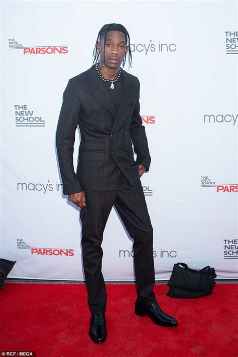 Travis Scott Wore Bottega Veneta Suit 72nd Annual Parsons Benefit