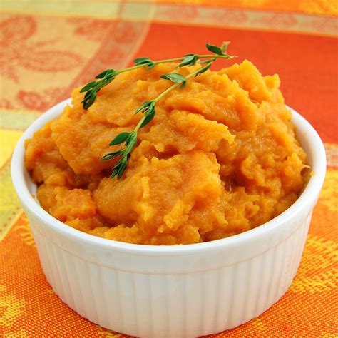 Purée De Butternut Et Patates Douces