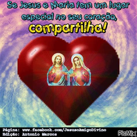 Se Jesus e Maria tem um lugar especial no coração compartilha Free