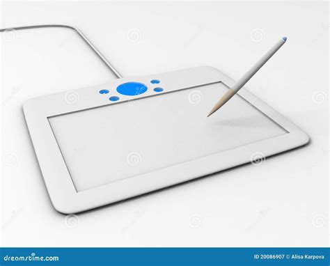 Computer Drawing Tablet With Pen Royalty Free Stock Photography - Image ...