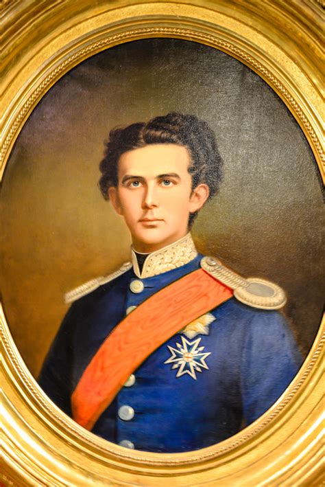 Portrait Of King Ludwig II In The Royal Residenz Royal Pa Flickr