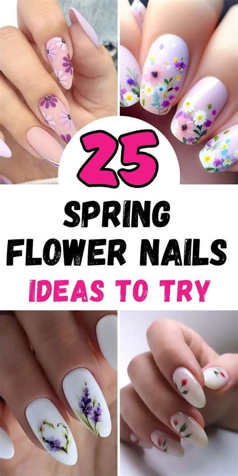 Spring 2024 Is All About Vibrant Spring Flower Nails Dive Into Our 25