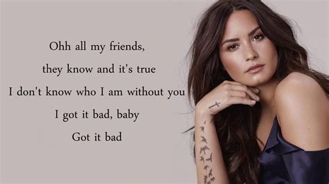 Demi Lovato Tell Me You Love Me Lyrics Youtube