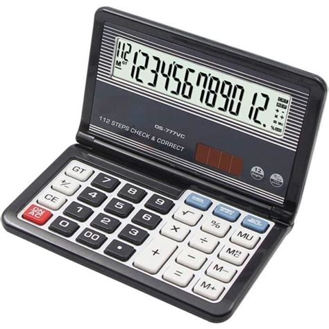 Calculatrice De Bureau Standard Étude De Pliage Flip Calculatrices