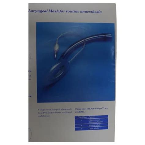 Laryngeal Mask Lma Proseal Reusable Wholesale Trader From Mumbai