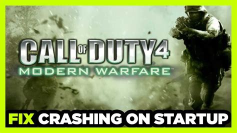 How To Fix Cod Modern Warfare Crashing On Startup Youtube