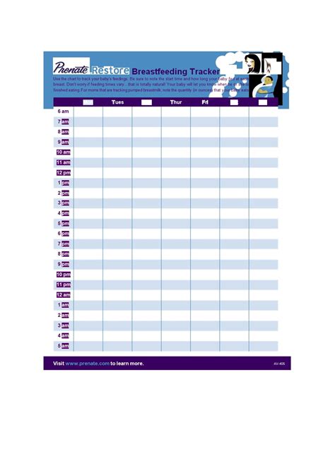 50 Printable Baby Feeding Charts [Newborn Feeding Schedule]