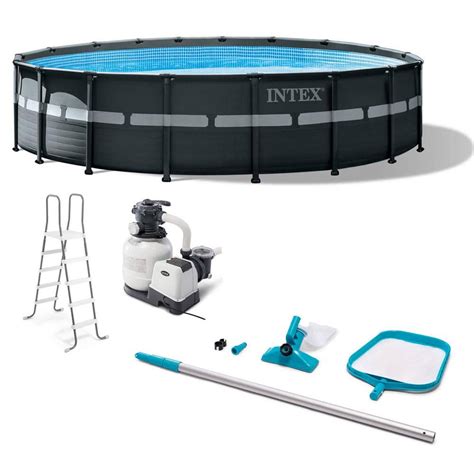 Intex Ultra Xtr Ft X Ft Round In Deep Above Ground Pool