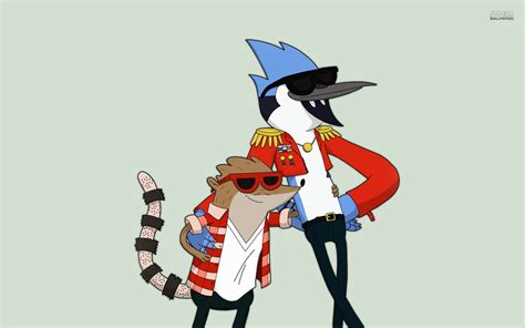 Rigby And Mordecai Regular Show Wallpaper Esboços De Cartoons