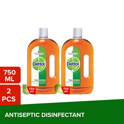 Buy Dettol Antiseptic Antibacterial Disinfectant Liquid 2x750ml Online