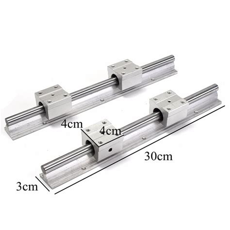 Machifit Pcs Sbr Mm Linear Rail Fully Supported Shaft Rod With