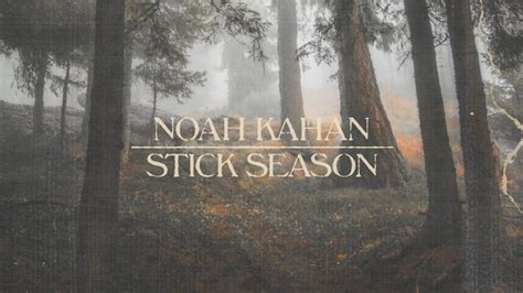 Noah Kahan Stick Season Official Lyric Video In 2023 Seasons