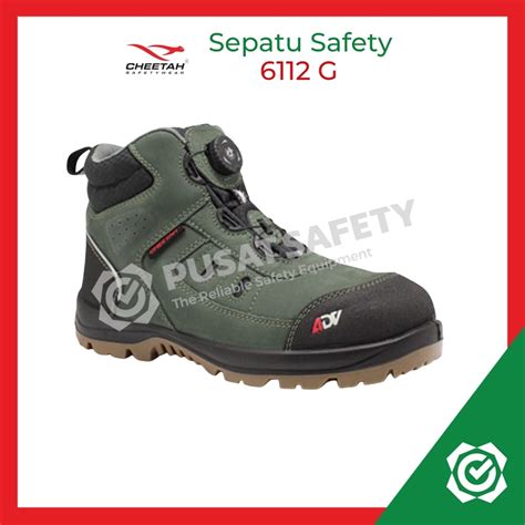 Jual Sepatu Kerja Safety Cheetah Jubatus Forest G Shopee Indonesia