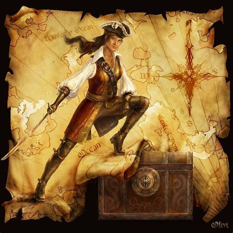 Female Pirate Art Women Art Pirates Pirate Art Pirates Pirate