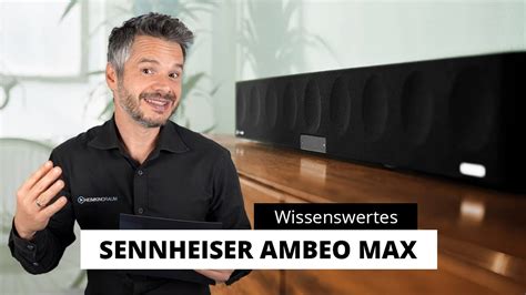 Den Subwoofer Richtig Einmessen Sennheiser Ambeo Max Update YouTube