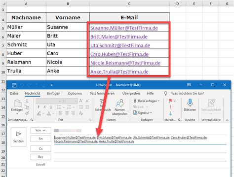 E Mail Adressen Beispiele für Verschiedene Zwecke Einfaches Schreiben