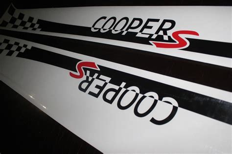 Mini Cooper 2pcs Side Stripe Body Decal Vinyl Graphics Etsy