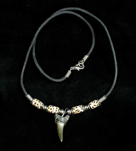 Fossil Sand Tiger Shark Tooth Necklace For Sale (#3539) - FossilEra.com