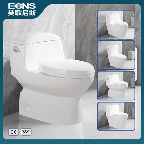 Sanitary Ware New Design One Piece Siphon Toilet S Trap Mm