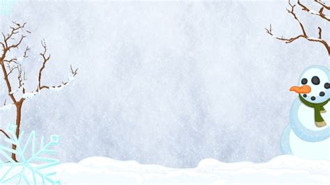 Powerpoint Winter White Snow Background Template Postermywall