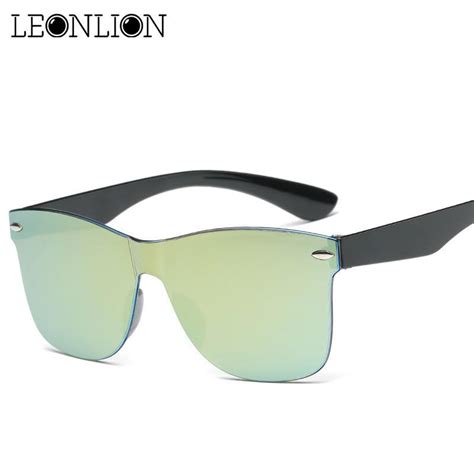 Buy Leonlion New Sunglasses Women Man Retro Fashion Rimless Sun