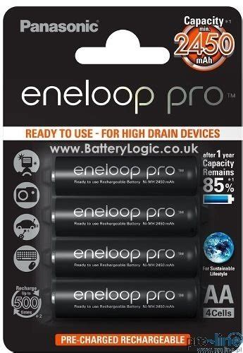 Panasonic Eneloop Pro R6 Aa 2500 Mah X4 Blister