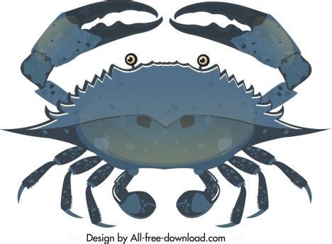 Blue Crab Vector at Vectorified.com | Collection of Blue Crab Vector ...