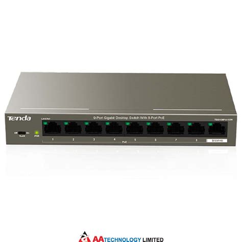 Tenda Teg P W Port Gigabit Desktop Switch With Port Poe