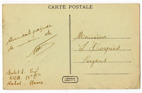 Lot Antique Postcard Female Nude Morocco