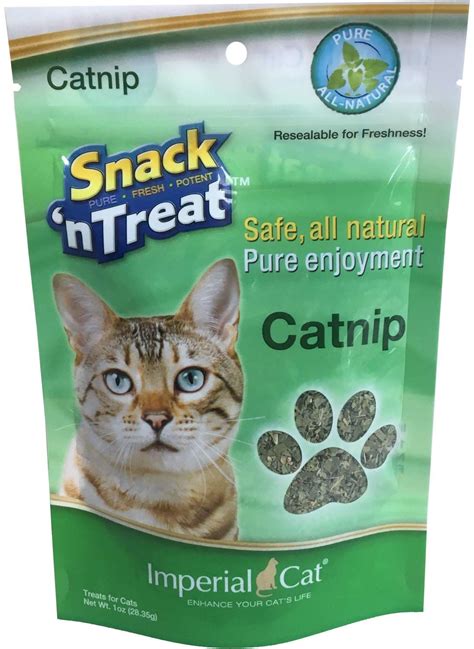 Imperial Cat Snack And Treats Certified Organic Catnip 1 Ounce