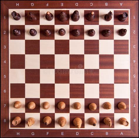 The Initial Setup of a Chess Board Stock Image - Image of intelligence ...