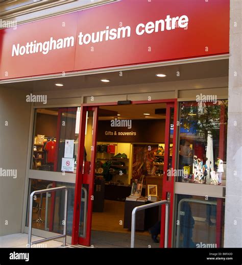 Entrance to the tourism centre in Nottingham City Centre ...