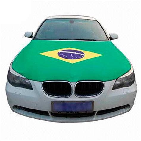 Bandeira Do Brasil Para Capô De Carro Com Elástico Magia E Imaginacao