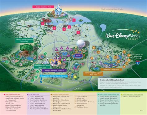 Free Printable Map Of Disney World