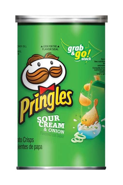 Pringles Sour Cream And Onion Chips 14 Oz Can Sour Cream And Onion